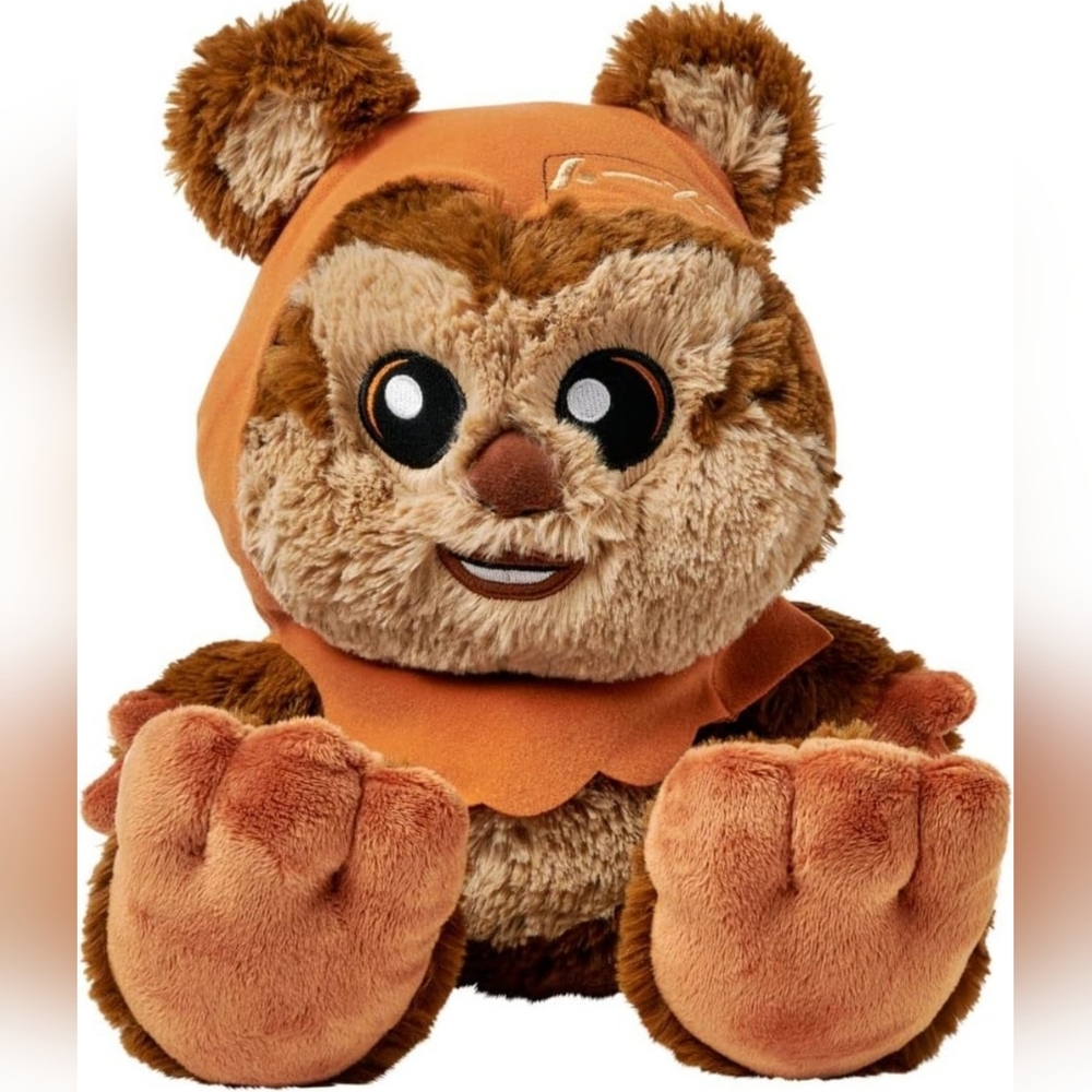 NEW-Star Wars Brown and Orange Ewok Plush
